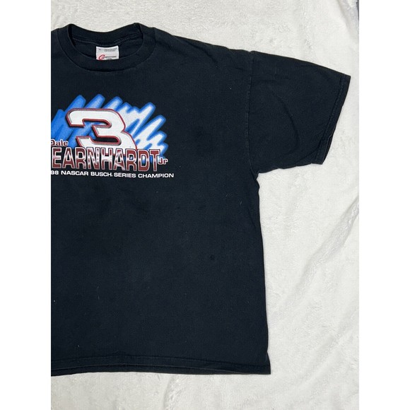 Vintage Dale Earnhardt Jr 1998 Busch Series Champion T-Shirt XL Two Sided NASCAR - Picture 3 of 12